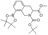 2,3(1H)-ISOQUINOLINEDICARBOXYLIC ACID, 3,4-DIHYDRO-8-(4,4,5,5-TETRAMETHYL-1,3,2-DIOXABOROLAN-2-YL)-, 2-(1,1-DIMETHYLETHYL) 3-METHYL ESTER CAS#: 370881-69-9
