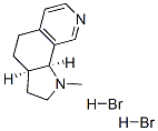 2,3,3a,4,5,9b-Hexahydro-1-methyl-1H-pyrrolo(3,2-h)isoquinoline dihydro bromide, cis-(+-)- CAS#: 151330-10-8