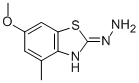 2(3H)-Benzothiazolone,6-methoxy-4-methyl-,hydrazone(9CI) CAS#: 331679-74-4