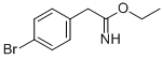 2(4-BROMO-PHENYL)-ACETIMIDIC ACID ETHYL ESTER CAS#: 154151-36-7
