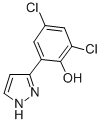 2,4-DICHLORO-6-(1H-PYRAZOL-3-YL)PHENOL CAS#: 154258-62-5