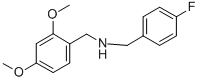 (2,4-DIMETHOXY-BENZYL)-(4-FLUORO-BENZYL)-AMINE CAS#: 355815-27-9