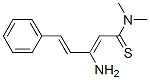2,4-Pentadienethioamide, 3-amino-N,N-dimethyl-5-phenyl- CAS#: 156366-79-9