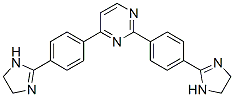 2,4-bis[4-(4,5-dihydro-1H-imidazol-2-yl)phenyl]pyrimidine CAS#: 160522-88-3