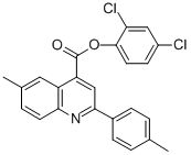 2,4-dichlorophenyl 6-methyl-2-(4-methylphenyl)-4-quinolinecarboxylate CAS#: 355421-33-9