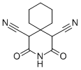 2,4-dioxo-3-azaspiro[5.5]undecane-1,5-dicarbonitrile CAS#: 4355-15-1