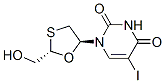 2,4(1H,3H)-Pyrimidinedione, 1-[2-(hydroxymethyl)-1,3-oxathiolan-5-yl]- 5-iodo-, (2S-trans)- CAS#: 149819-50-1