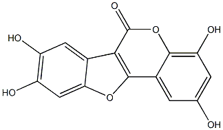 2,4,8,9-Tetrahydroxy-6H-benzofuro[3,2-c][1]benzopyran-6-one CAS#: 350681-33-3