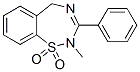 2,5-Dihydro-2-methyl-3-phenyl-1,2,4-benzothiadiazepine 1,1-dioxide CAS#: 40431-23-0