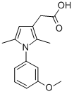 2,5-Dimethyl-1-(3-methoxyphenyl)-1H-pyrrole-3-acetic acid CAS#: 42780-28-9