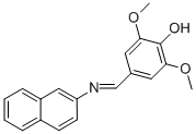 2,6-DIMETHOXY-4-[(2-NAPHTHALENYLIMINO)METHYL]-PHENOL CAS#: 350035-09-5