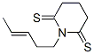 2,6-Piperidinedithione, 1-(3-pentenyl)- (9CI) CAS#: 325956-80-7