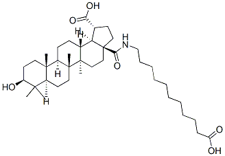 29,30-Dinorlupan-20-oic acid, 28-[(10-carboxydecyl)amino]-3-hydroxy-28 -oxo-, (3beta.)- CAS#: 173106-27-9