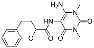 2H-1-Benzopyran-2-carboxamide, N-(6-amino-1,2,3,4-tetrahydro-1,3-dimethyl-2,4-dioxo-5-pyrimidinyl)-3,4-dihydro- CAS#: 166115-85-1