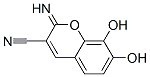 2H-1-Benzopyran-3-carbonitrile, 7,8-dihydroxy-2-imino- (9CI) CAS#: 152123-14-3