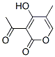 2H-Pyran-2-one, 3-acetyl-4-hydroxy-5-methyl- (9CI) CAS#: 337959-72-5