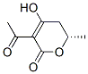 2H-Pyran-2-one, 3-acetyl-5,6-dihydro-4-hydroxy-6-methyl-, (S)- (9CI) CAS#: 154623-26-4