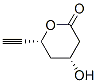 2H-Pyran-2-one, 6-ethynyltetrahydro-4-hydroxy-, (4R-cis)- (9CI) CAS#: 171895-59-3