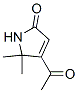 2H-Pyrrol-2-one, 4-acetyl-1,5-dihydro-5,5-dimethyl- (9CI) CAS#: 171019-06-0