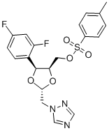 (2R,4R) CIS-(2,4-DIFLUOROPHENYL)-2-(1,2,4-TRIAZOLE-1-YL-METHYL)-1,3-DIOXOLANE-4YL-METHYL-P-TOLYSULFONATE CAS#: 171764-49-1