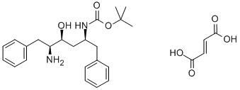 [2S,3S,5S]-2-Amino-3-hydroxy-5-tert-butyloxycarbonylamino-1,6-diphenylhexane fumarate salt CAS#: 169870-03-5