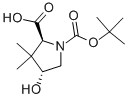 (2S,4R)-N-Boc-4-hydroxy-3,3-dimethylpyrrolidine-2-carboxylic acid CAS#: 173913-66-1