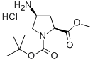 (2S,4S)-1-tert-Butyl 2-methyl 4-aminopyrrolidine-1,2-dicarboxylate hydrochloride CAS#: 171110-72-8