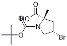 (2S,4S)-1-tert-butyl 2-Methyl 4-broMopyrrolidine-1,2-dicarboxylate CAS#: 334999-29-0
