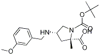 (2S,4S)-4-[[(3-Methoxyphenyl)Methyl]aMino]-1,2-pyrrolidinedicarboxylic Acid 1-(1,1-DiMethylethyl) 2-Methyl Ester CAS#: 334999-43-8
