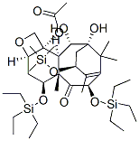 (2aR,4S,4aS,6R,9S,11S,12S,12aR,12bS)-12b-(Acetyloxy)-1,2a,3,4,4a,6,9,10,11,12,12a,12b-dodecahydro-11,12-dihydroxy-4a,8,13,13-tetramethyl-4,6-bis[(triethylsilyl)oxy]-9-[(trimethylsilyl)oxy]-7,11-methano-5H-cyclodeca[3,4]benz[1,2-b]oxet-5-one CAS#: 159383-94-5