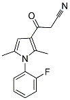 3-[1-(2-FLUORO-PHENYL)-2,5-DIMETHYL-1H-PYRROL-3-YL]-3-OXO-PROPIONITRILE CAS#: 327084-91-3