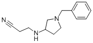 3-[(1-benzylpyrrolidin-3-yl)amino]propanenitrile CAS#: 350854-28-3