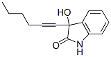 3-(1-hexynyl)-3-hydroxy-2-indolinone CAS#: 149916-72-3