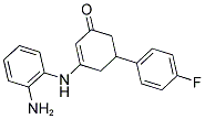 3-(2-AMINOANILINO)-5-(4-FLUOROPHENYL)-2-CYCLOHEXEN-1-ONE CAS#: 338400-92-3