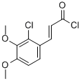 3-(2-CHLORO-3,4-DIMETHOXYPHENYL)PROP-2-ENOYL CHLORIDE CAS#: 175136-00-2