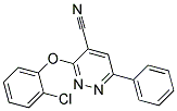3-(2-CHLOROPHENOXY)-6-PHENYL-4-PYRIDAZINECARBONITRILE CAS#: 338751-75-0