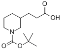 3-(2-Carboxyethyl)piperidine-1-carboxylic acid tert-butyl ester CAS#: 352004-58-1
