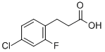 3-(2-FLUORO-4-CHLORO-PHENYL)-PROPIONIC ACID CAS#: 174603-48-6