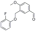 3-(2-FLUORO-PHENOXYMETHYL)-4-METHOXY-BENZALDEHYDE CAS#: 351366-06-8