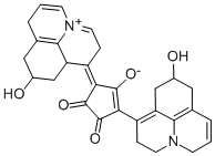 3-(2-Hydroxy-julolidin-4-yl)-5-(1,4-dihydro-2-hydroxy-julolidin-4-ylidene-onium)-1,2-dioxo-cyclopenten-4-olate CAS#: 150981-08-1