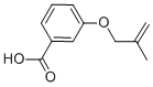 3-((2-METHYLPROP-2-ENYL)OXY)BENZOIC ACID CAS#: 149609-84-7