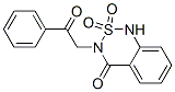 3-(2-Oxo-2-phenylethyl)-1H-2,1,3-benzothiadiazin-4(3H)-one 2,2-dioxide CAS#: 40467-23-0