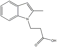 3-(2-methyl-1H-indol-1-yl)propanoic acid CAS#: 42951-33-7