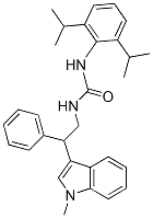 3-(2,6-dipropan-2-ylphenyl)-1-[2-(1-methylindol-3-yl)-2-phenyl-ethyl]u rea CAS#: 145131-30-2