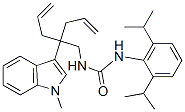 3-(2,6-dipropan-2-ylphenyl)-1-[2-(1-methylindol-3-yl)-2-prop-2-enyl-pe nt-4-enyl]urea CAS#: 145131-31-3