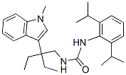 3-(2,6-dipropan-2-ylphenyl)-1-[2-ethyl-2-(1-methylindol-3-yl)butyl]ure a CAS#: 145131-26-6