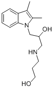 3-[3-(2,3-DIMETHYL-INDOL-1-YL)-2-HYDROXY-PROPYLAMINO]-PROPAN-1-OL CAS#: 326881-62-3