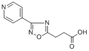 3-(3-PYRIDIN-4-YL-1,2,4-OXADIAZOL-5-YL)PROPANOIC ACID CAS#: 328083-96-1