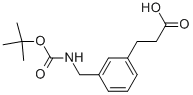 3-(3-((TERT-BUTOXYCARBONYLAMINO)METHYL)PHENYL)PROPANOIC ACID CAS#: 171663-00-6