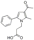 3-(3-acetyl-2-methyl-5-phenyl-1H-pyrrol-1-yl)propanoic acid CAS#: 396123-28-7
